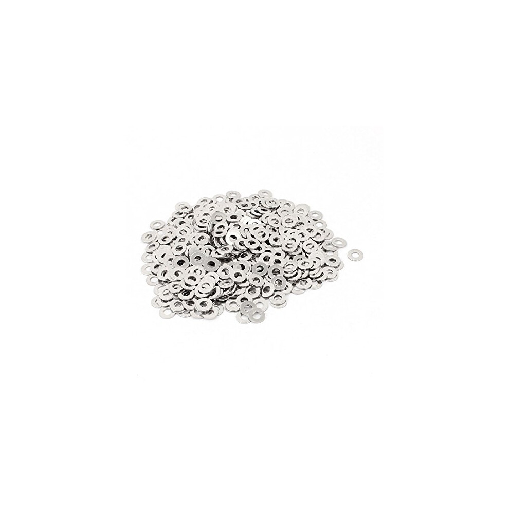sourcingmap 500pcs 4mm Stainless Steel Flat Washers for M4 Threaded Screws Bolts-image-OPC-PDVKSK2-NEW