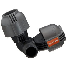 Sprinkler elbow for external threads: connector for connection in the corner of turbine Sprinkler T 380, 25 mm x 3/4 "Quick & Easy connection