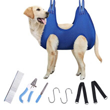 Dog Grooming Hammock Supplies Kit, Pet Grooming Hammock Restraint Bag Hanging Harness Pet Supplies Kit, Dog Hammock Helper 2 in 1 Cat Dog Hammock