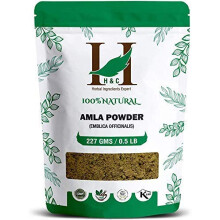 H&C 100% Natural Amla Powder (Emblica Officinalis) - 227g / 0.5 LB / 08 oz