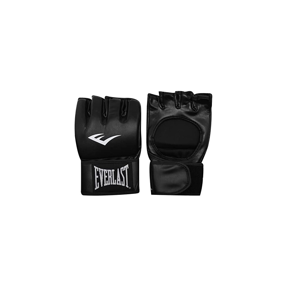 Men Open Thumb Boxing Gloves BLACK L/XL