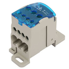 Terminal Block Distribution Box, Din Rail Terminal Blocks Distribution Box, UKK-80A Din Rail Electric Wire Connector Universal Power Junction Box