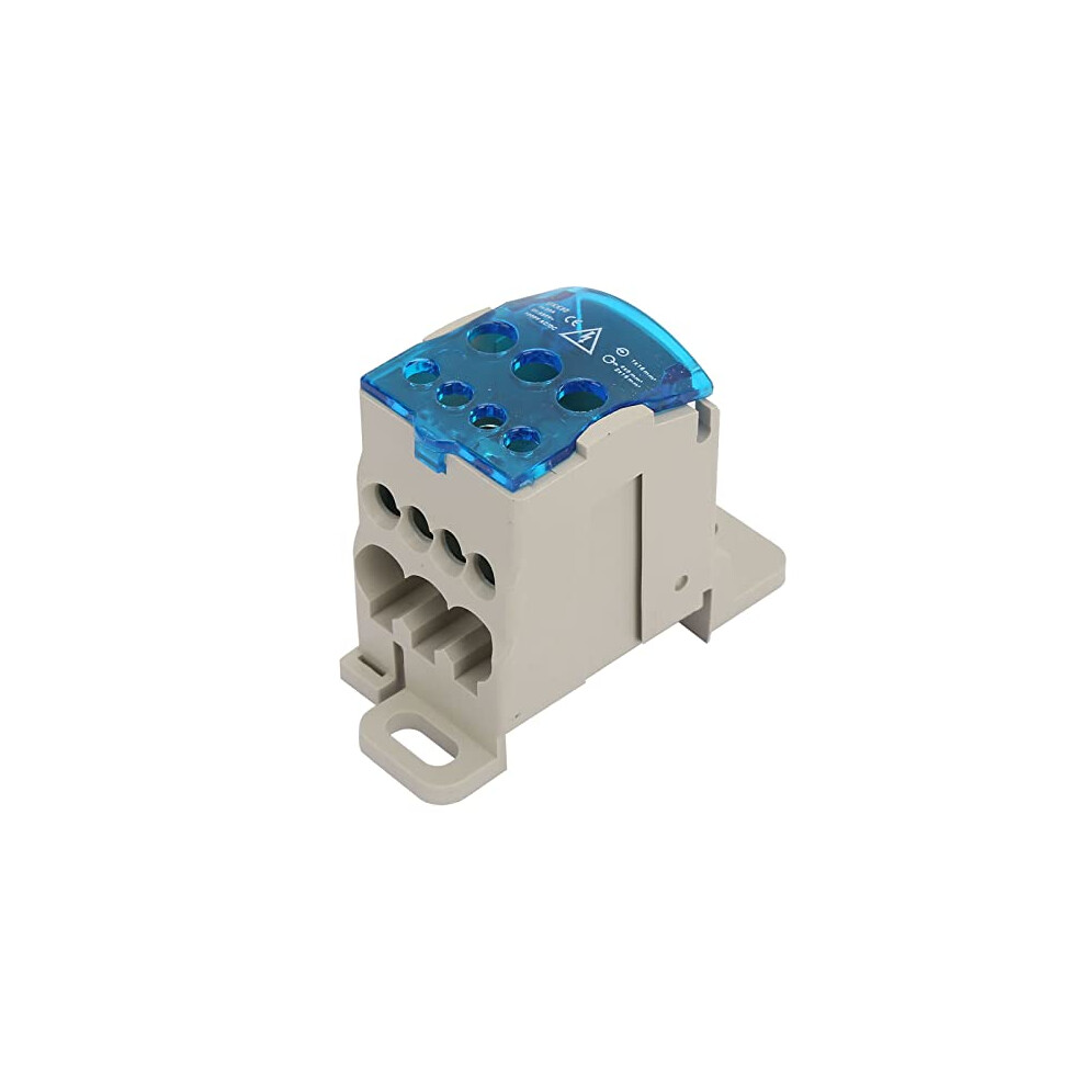 Terminal Block Distribution Box, Din Rail Terminal Blocks Distribution Box, Ukk-80A Din Rail Electric Wire Connector Universal Power Junction Box 789904385443