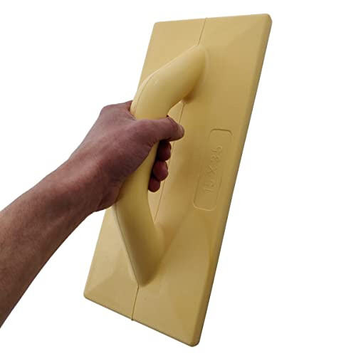 Rigid Poly Plastering Floats - 150mm x 350mm - Lightweight Float with Ergonomic Handle - Easy to Clean 2