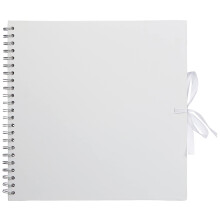 ÁLBUM KRAFT 30X30 CM BRANCO - 40 FOLHAS