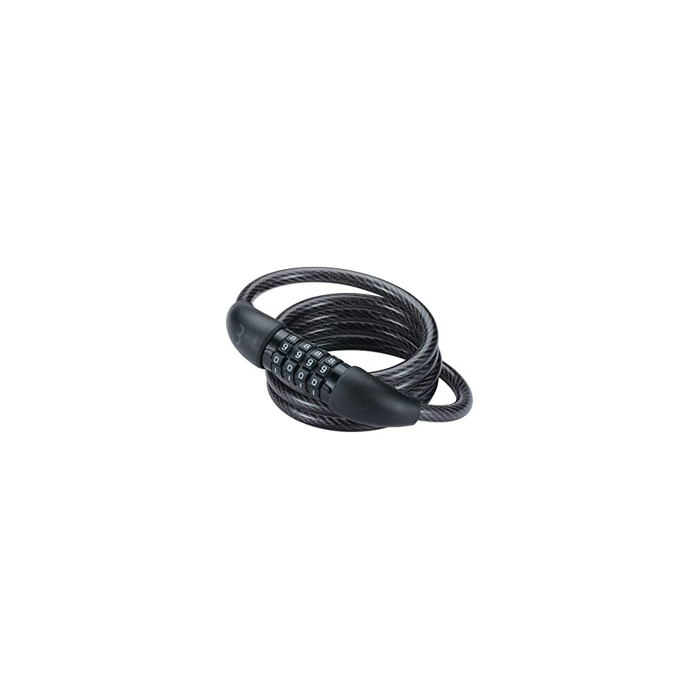 Cycling, QuickCode Combination Cable Bike Lock With Code For Road, Mountain And Urban Bikes, Outdoor Heavy Duty Waterproof, BBL-66, Black-image-OPC-PDVKWG7-NEW