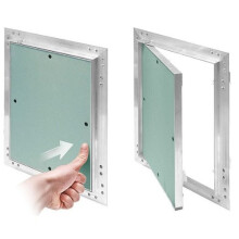 MKK-SHOP KRAL3 - Lid (200 x 250 mm, Plasterboard Hatch, 12.5 mm, Aluminium Frame), Mint Green