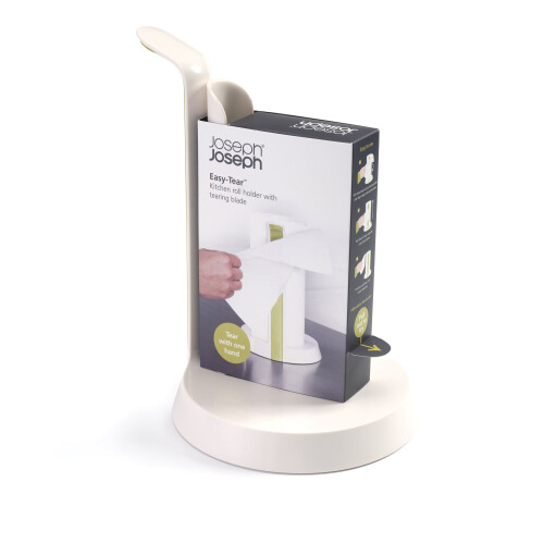 Joseph Joseph 85051 Easy-Tear Kitchen Roll Holder - White/Green 2