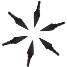 6pcs Metal Archery Broadheads 157Grain Traditional Outdoor Hunting Arrows Head