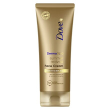 DermaSpa Face Cream for natural bronze glow Summer Revived medium to dark self-tan 75 ml