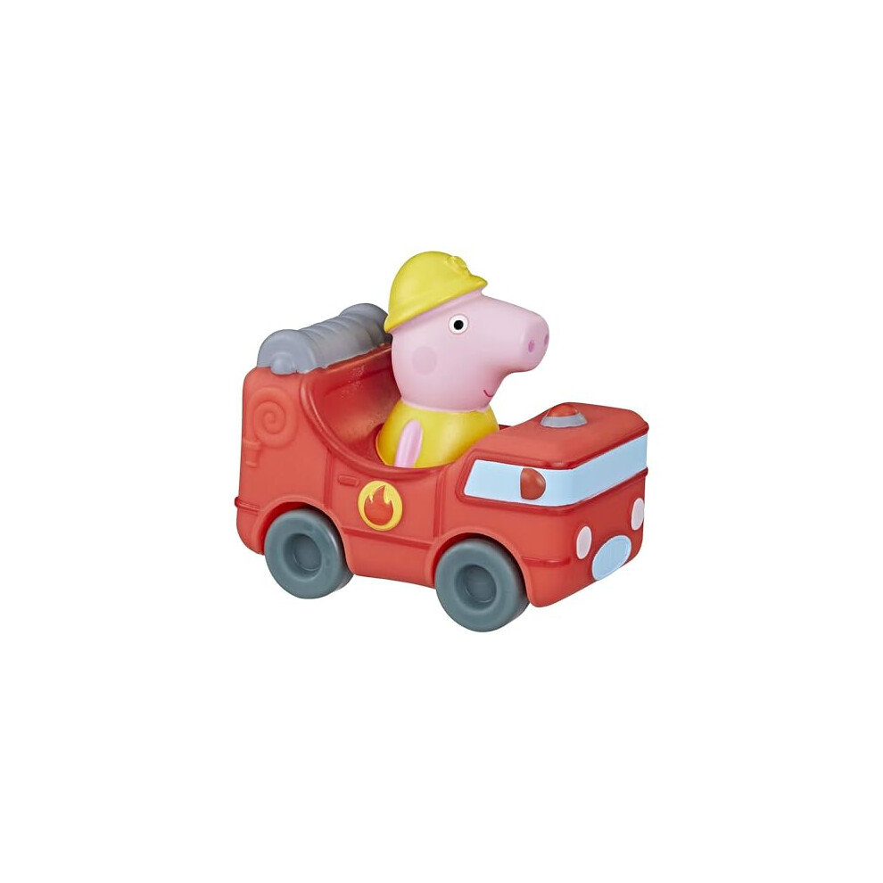 Peppa Pig Little Buggies - Mummy Pig In Fire Engine Toy Vehicle Play Figure