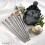 Zen 5 Piece All Media Angular Paint Brush Set,Gold,L 6