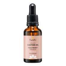 Organic Castor Oil - 30ml 100% Pure Cold & Fresh-Pressed For Dry Skin & Hair Growth, Eyelashes & Eyebrows Hexane Free Food-grade for inner health