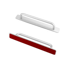 2PCS Door Pull Handle Self Adhesive Aluminum Alloy Push Pull Door Handle Sliding Door Handle No Drilling for Gate Cupboard Toilet Cabinet Garage Shed