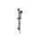 Croydex AM302021 Nero 3 Function Shower Set Matt Black Includes Hose, Riser Rail and Shower Head 1