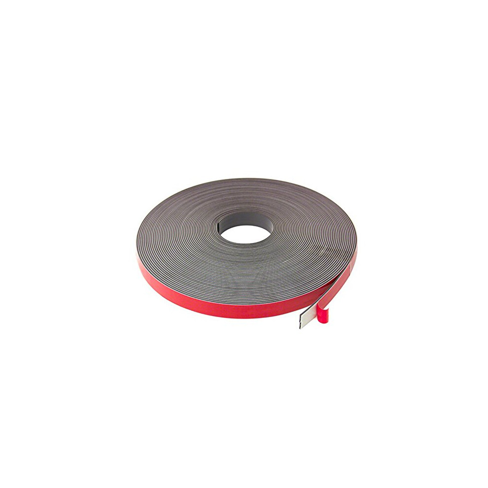 Magflex 19Mm Wide Flexible Magnetic Tape - Foam Self Adhesive - Self Mating (5 Metre Length) 5055641204237