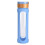 HYDRATE Bottles | Clear and Transparent 650ml Water Bottle with Light Blue Silicone Sleeve - BPA-Free - Stylish and Functional Glass Bottle - Leak-proof and 1