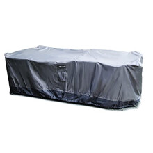 8 Seater Rectangular Table & Chairs Covers 600D Oxford Heavy Duty Water Resistant PVC Lined