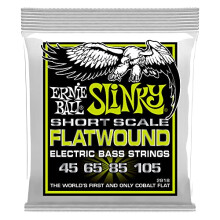 Regular Slinky Flatwound Short Scale Electric Bass Strings 45-105 Gauge