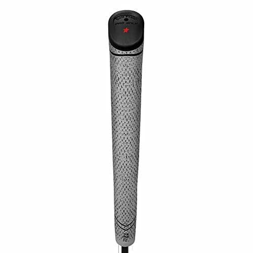 Golf Pride Pro Only Cord Red Star 72cc Putter Grip - Grå 2