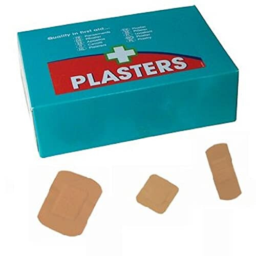 Fabric Plasters, 72 x 25 mm, Pack of 150