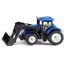 New Holland legetøjstraktor med læsser 1:87 SIKU 1396