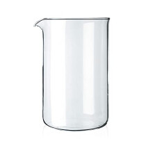 1512-10 12 Cup Coffee Press Beaker, Glass - Transparent, 1.5L