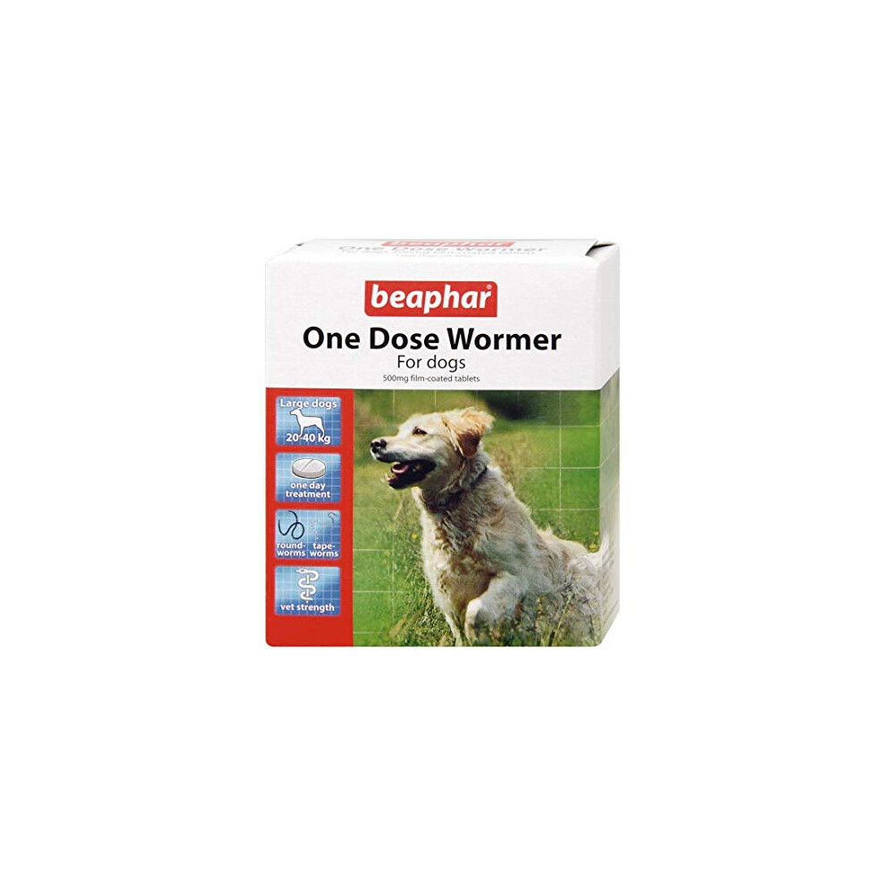 One Dose Wormer Large Dog