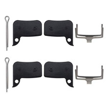 2 Pairs Resin Semi-Metallic Bicycle Disc Brake Pads With Springs & Clips Compatible With SRAM HRD Red 22 B1 Force 22 CX1 Rival 22 S700 B1