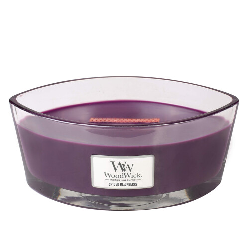 WoodWick WoodWick - Ellipse Kerze Gewürzte Brombeere 1