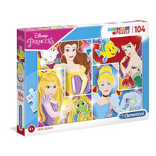 - 27146 - Supercolor Puzzle - Disney Princess - 104 pieces - Made in Italy - jigsaw puzzle children age 6+