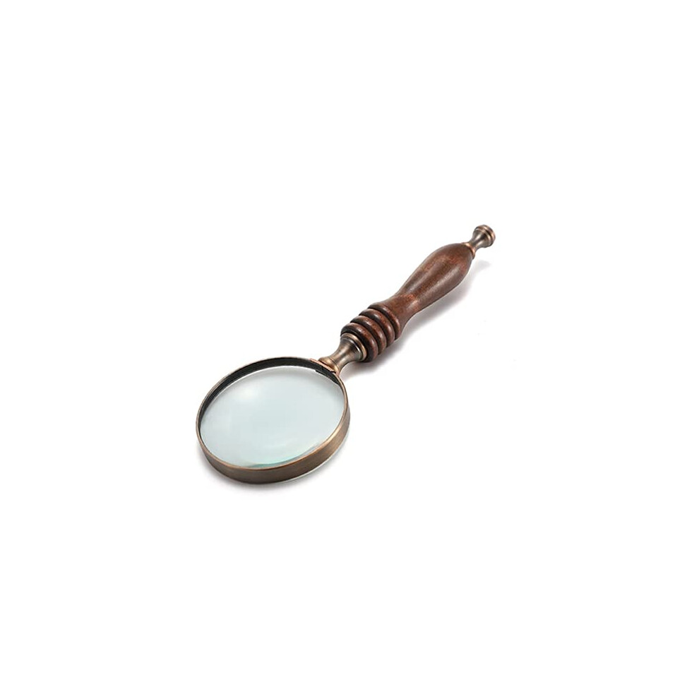 Hyrzd 72Mm Retro Magnifying Glass - 10X Magnification,Glass Lens,No Distortion,Ultra High Definition,The Best Reading Magnifier For The Elderly,Perfect Low