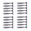 20 PCS Fishing Lures, Fishing Lures Soft Bait Lure Saltwater Serie For Perch Pike Trout Chub (10cm) 1