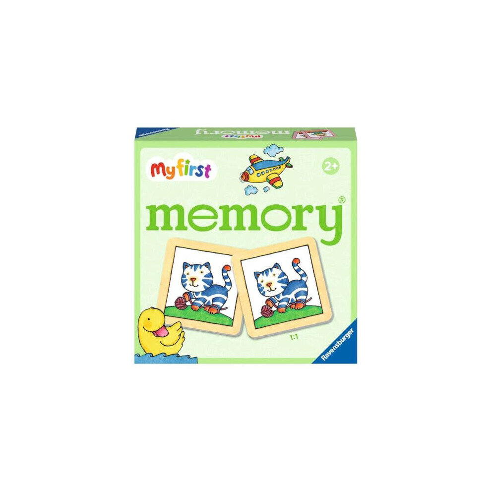 My First Memory Game Favourite Things - Matching Picture Snap Pairs For Kids Age 3 Years Up - Educational Toddler Toy