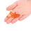pack soft plastic lure,Jelly Lures,Soft Plastic Lures,Fishing Lures Set,50pcs Soft Fishing Lures Baits Set, 5cm Plastic Fishing Bait T Tail Grub Worm 6