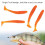 pack soft plastic lure,Jelly Lures,Soft Plastic Lures,Fishing Lures Set,50pcs Soft Fishing Lures Baits Set, 5cm Plastic Fishing Bait T Tail Grub Worm 4