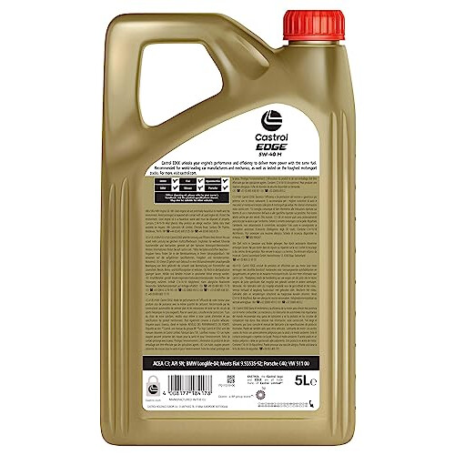 Castrol EDGE 5W-40 M Engine Oil 5L 1