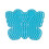 Hama Creativ 10.8218 Hama Maxi Transparent Pegboard Butterfly, Mixed 1