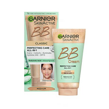 Garnier SkinActive Classic Perfecting All-in-1 BB Cream SPF 15 - Shade Classic Medium with Hyaluronic Acid & Aloe 50 ml (3600542424660)