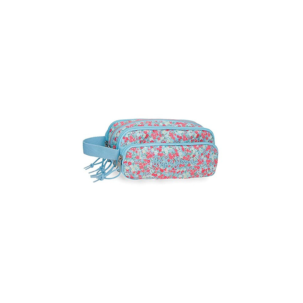 Aide Pencil Case Multicolor 22x10x9 cms Polyester