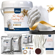 Hand Casting Kit Gift Set - Fun & Easy to Use Hand Moulding Kit Couple, Gifts for Couples, Wedding Gifts for Couple, Valentines Gifts for Her,