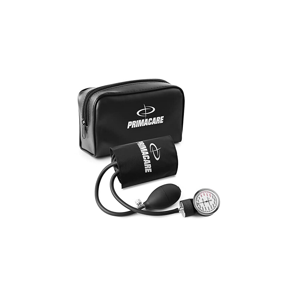 Primacare Ds-9191 Aneroid Sphygmomanometer Manual Blood Pressure Monitor Kit, Pediatric Size Bp Cuff With Latex Free Inflation System, Waterproof And Portable