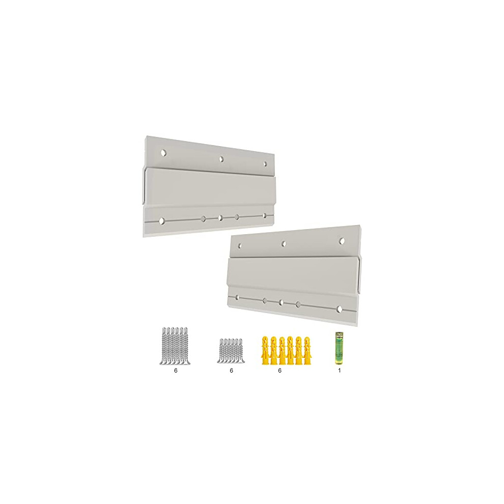 Z-Clamps, Used To Hang French Splint Picture Hanger Hardware Kit, Wall Bracket Interlocking Wall Bracket Hardware Kit, Used To Hang Mirrors, Panels, 689911847401