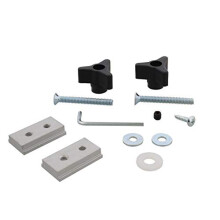 12 pc Miter Slot Fixture Jig Kit for T Track Featherboard Stop for Table Saw, Router Disc, Sander Jig