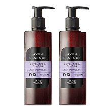 Pack of 2 Avon Essence Lavender and Ginger Hand Wash 195ml = 390ml