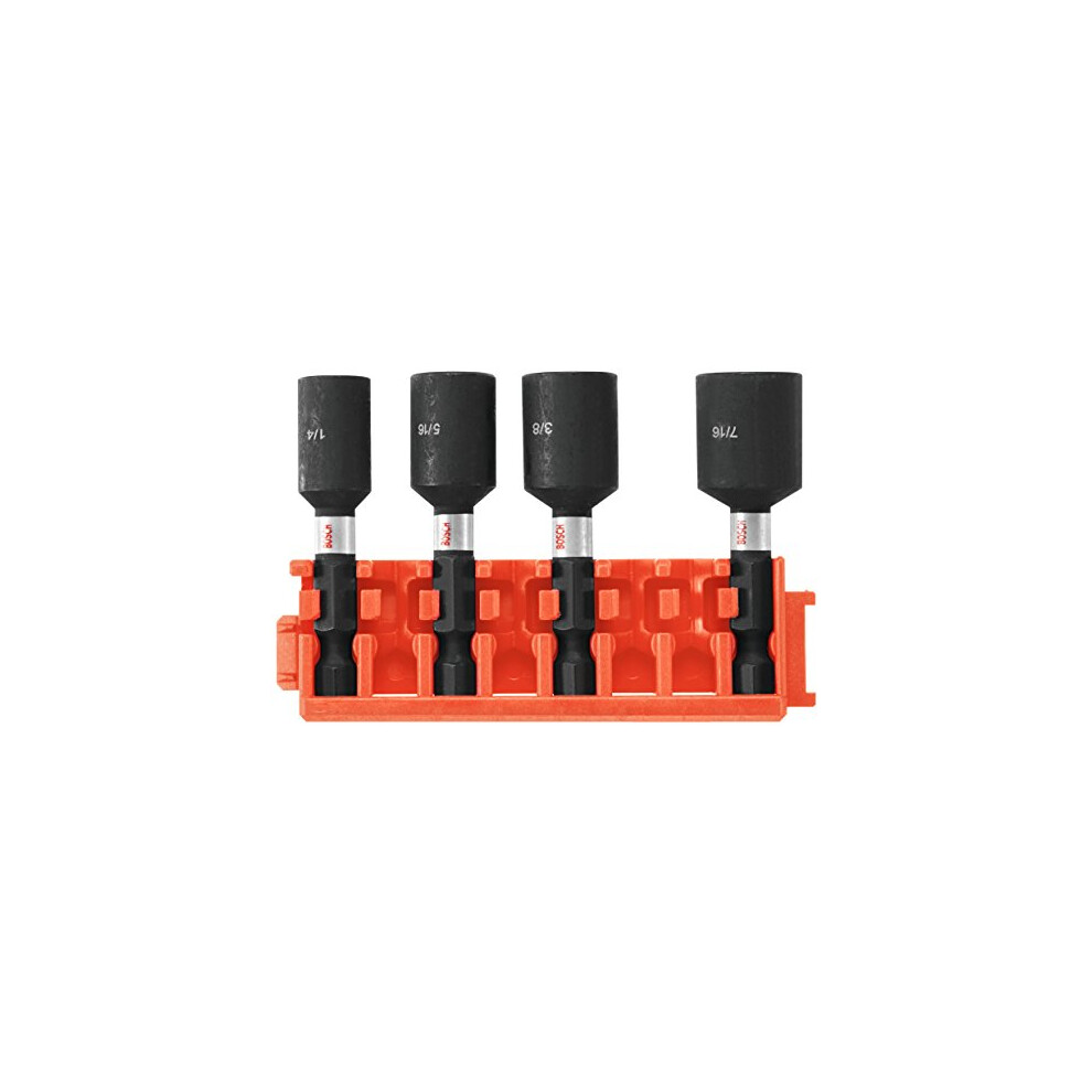 CCSNSV17804 4-Piece Assorted Set 1-7/8 In. Impact Tough Nutsetters with Clip for Custom Case System