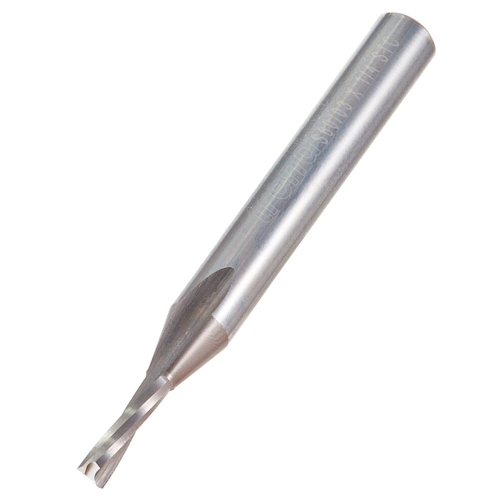 Professional Acrylic Spiral Up-Cut Router Cutter, 1/4 Inch Shank, 3mm Cut Diameter & 12mm Cut Length, Solid Tungsten Carbide, S60/03X1/4STC