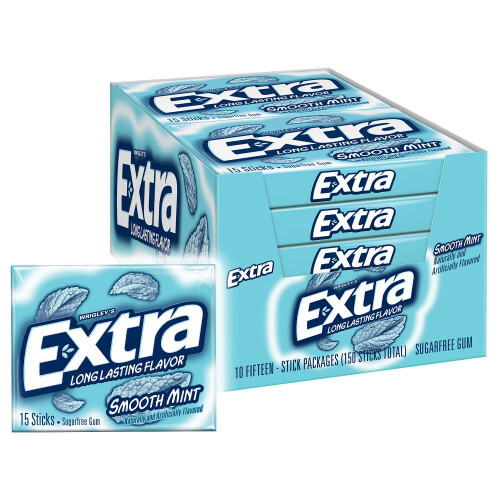 Smooth Mint Sugarfree Gum (Pack Of 10)