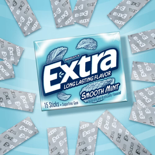 Smooth Mint Sugarfree Gum (Pack Of 10) 1