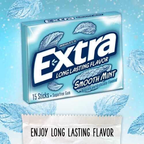 Smooth Mint Sugarfree Gum (Pack Of 10) 2